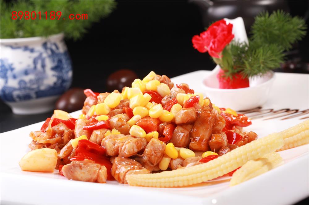 小炒玉米鸡元一份